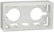 Коробка для наружнего монтажа Schneider Electric Unica New 2-м. белый картинка